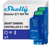 Shelly Pro Dimmer 0/1-10V PM Atenuador Inteligente Profesional Control de Potencia WiFi/Bluetooth