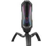 Vertux Marshal Micrófono Gaming Cardioide HD RGB Controles Inteligentes Rotación 360º PC/PS5/Xbox