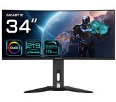 Gigabyte MO34WQC 34" QD-OLED UltraWide QHD 175Hz 0.03ms Altura Ajustable FreeSync Premium Pro Curva