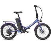 Fafrees F20 Lasting Bicicleta Eléctrica Motor 250W Batería 36V/18.2Ah Autonomía 120km Azul/Púrpura