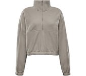 Sudadera oversize con media cremallera para mujer Nike One