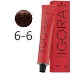 Schwarzkopf - Tinte Permanente Igora Royal 6-6 Rubio Oscuro Marrón 60 ml 5025 5025 4045787199925 Royal SCHWARZKOPF
