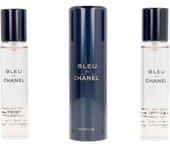 Chanel Bleu Parfum eau de parfum vaporizador twist & spray refillable 3 x 20 ml