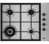 Placa Gas BEKO HIBW64125SX 4f Inox Natural