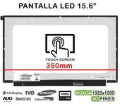 Pantalla Led Táctil De 15.6" Para Portátil Nv156fhm-t01 350mm Fhd 40 Pines