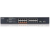 Switch Zyxel 16 Puertos 2.5G, 2 SFP+, L2 Gestionado, PoE 180W, Montaje en Rack