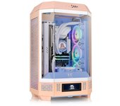 Caja PC Thermaltake Micro Torre SPCC Durazno Vidrio Templado 4XUSB Audio