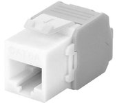 Goobay Keystone Conector RJ45 a TIA 568A/B Cat 6A UTP Blanco