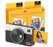 Kodak Mini Shot 2 Retro Cámara Instantánea con Impresora Blanca + 68 Hojas