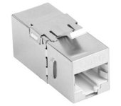 Acoplador RJ-45 Lanberg KSF6-3090 Hembra a Hembra Acero Inoxidable Plano