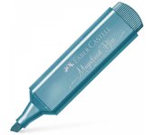 Faber Castell Textliner 46 Caja de 10 Marcadores Fluorescentes Azul Metálico