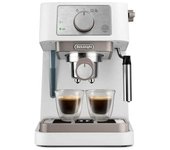 DeLonghi Stilosa EC260.W Cafetera Espresso Semi-Automática 15 Bares Blanco/Inox