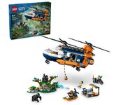 Lego City Exploradores de la Jungla: Helicóptero en Campamento Base +8 Años