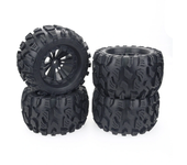 1/10 Ruedas de camión monstruo para HPI HSP Savage XS TM Flux ZD Racing LRP RC Rueda neumático