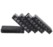 Soporte de almacenamiento de puntas de destornillador con vástago hexagonal de 5 piezas y 6 o 10 orificios
