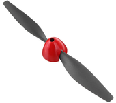 Set de 2 piezas de repuesto para avión RC Eachine Mini Mustang P-51D, hélices de 130X70mm sin montura de protector de hé