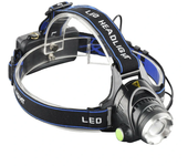 Linterna frontal LED BIKIGHT 568D 650LM impermeable 3 modos telescópica zoom recargable para correr, acampar y ciclismo