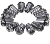 Juego de 14 collares de resorte ER20 Machifit de 1/8 a 1/2 pulgada para herramientas de torno y fresado CNC