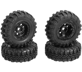 4 neumáticos para coche RC 13612 para RGT 136240 V2 1/24 Vehículo 4WD RC Rock Crawler Off-road Parts