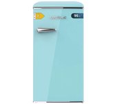 Frigorífico Cecotec Mini 89,3cm 95L Clase E Retro Icebox Tirador Cromado Azul