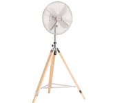 Create Air Tripod Retro Ventilador de Pie Retro Tipo Trípode 50W Gris/Madera