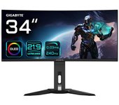 Gigabyte MO34WQC2 34" QD-OLED UltraWide QHD 240Hz FreeSync Premium Pro Curva