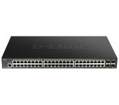 D-Link DGS-1250-52XMP Switch Gestionado 48 Puertos Gigabit PoE + 4 Puertos SFP+ 10G