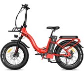 Fafrees F20 Max Bicicleta Eléctrica 500W Batería 1080Wh Autonomía 110km Roja