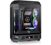 Caja Thermaltake Midi Tower Negro SPCC Vidrio Templado RGB ATX/mATX/Mini-ITX