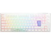 Teclado Ducky One 3 Classic TKL MX-Clear Hot-Swap RGB Blanco Español