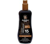 Australian Gold Sunscreen SPF15 spray gel with instant bronzer 237 ml