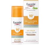 Eucerin Sun Protection oil dry touch gel-crema color SPF50+ #medium