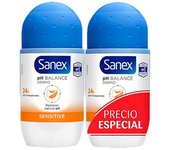 Sanex Dermo Sensitive desodorante roll-on dúo 2 x 50 ml
