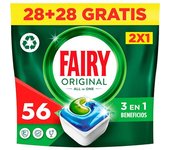 Fairy Todo En 1 Original lavavajillas 56 cápsulas