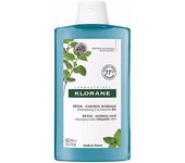 Klorane A La Menta Bio champú detox para cabello normal 400 ml