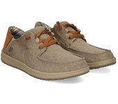 Skechers Zapatillas Hombre - Beige Talla 44