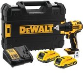DCD708D2T-QW destornillador eléctrico y llave de impacto 1650 RPM Negro, Amarillo, Taladro/destornillador