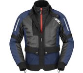 Spidi Net H2Out chaqueta textil impermeable para motocicletas - Negro Azul (XL)