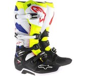 Alpinestars Tech 7 Botas de motocross - Negro Blanco Azul (51)