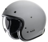 HJC V31 Solid Retro Casco Jet - Gris (XL)