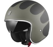 Bogotto V537 Wogi Casco Jet - Negro Verde (S)