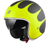 Bogotto V537 Wogi Casco Jet - Negro Amarillo (XS)