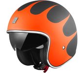 Bogotto V537 Wogi Casco Jet - Negro Naranja (XS)
