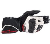 Alpinestars SP-8 Air Guantes de motocicleta - Negro Blanco Rojo (L)