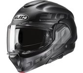 HJC F100 Hetal Casco - Negro Gris (XL)