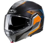 HJC i100 Beston Casco - Negro Naranja (S)