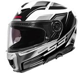 Schuberth S3 Storm Casco - Negro Blanco Plata (L)