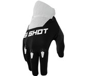 Shot Devo Guantes de Motocross - Negro Blanco (4XL)