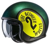 HJC V30 Harvey Casco Jet - Verde Amarillo (M)