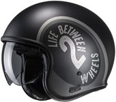 HJC V30 Harvey Casco Jet - Negro Gris (M)